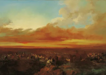 Arab Caravans Arriving at the Coast